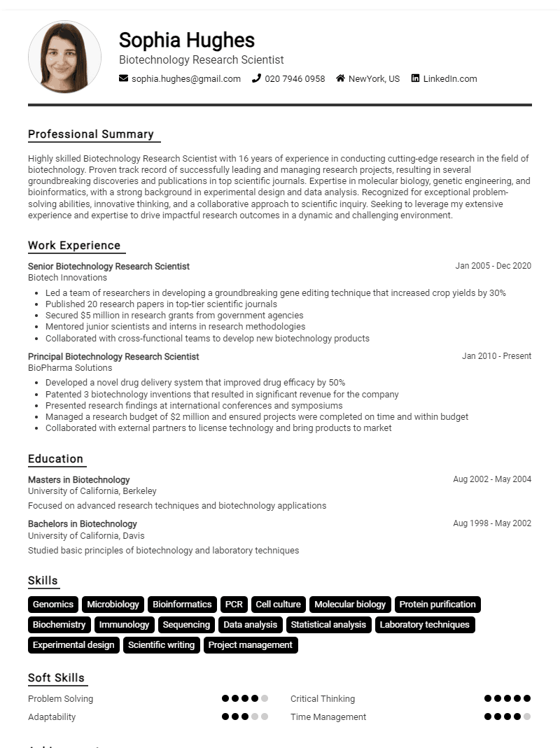 Resume builder